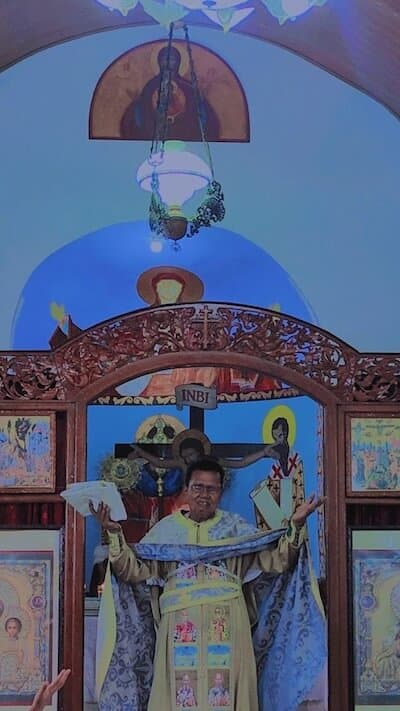 All Saints Bali parish community moment